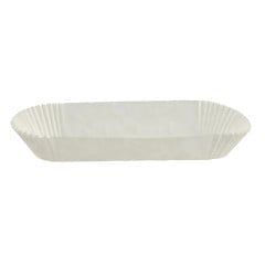 Caisse White Oval 135x34x27mm (1000 pieces)