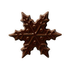Callebaut Chocolate Decoration Dark Snowflakes L 75 pcs.