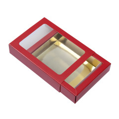 Chocolate letter box Small GK1 Red / Gold 26pcs