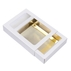 Chocolate letter box GK7 White/Gold 3pcs