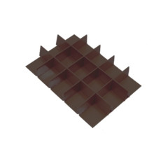 Interior Chocolate Box 15-sided Black 100pcs.