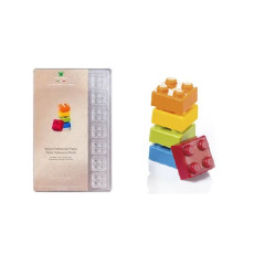 Martellato Chocolate mould Lego block (28x) 25x25x18mm