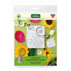 Katy Sue Mold Veiner Various Sunflower and daisy leaves
