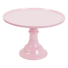 Cake Plate Pink Melamine Ø30x20cm