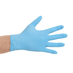 Disposable Gloves Blue Soft Nitrile 100pcs. - Size XL