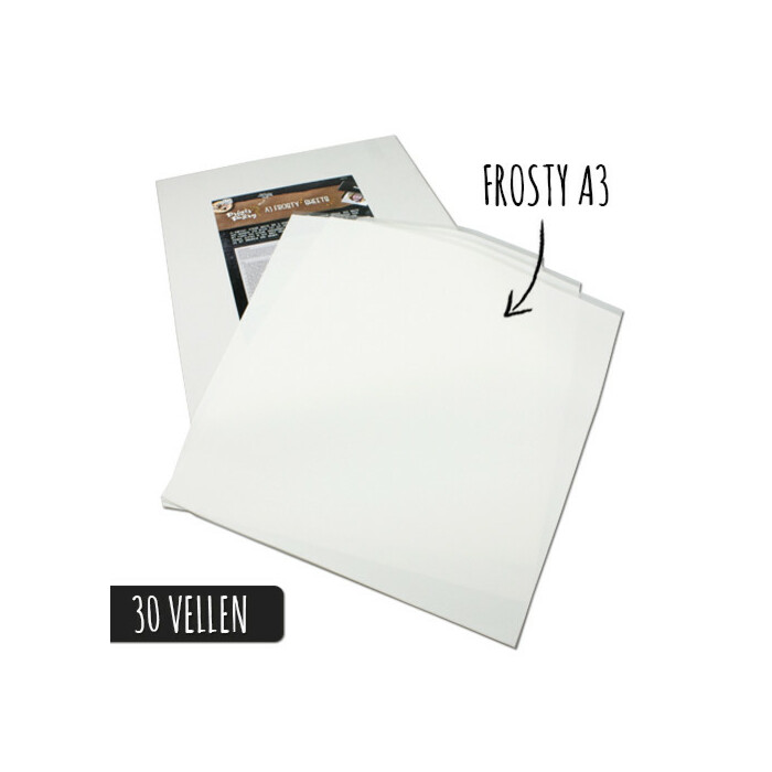 Frosty sheets A3 size (30 sheets)