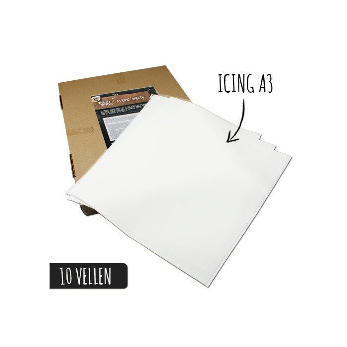 Icing sheets A3 size (10 sheets)