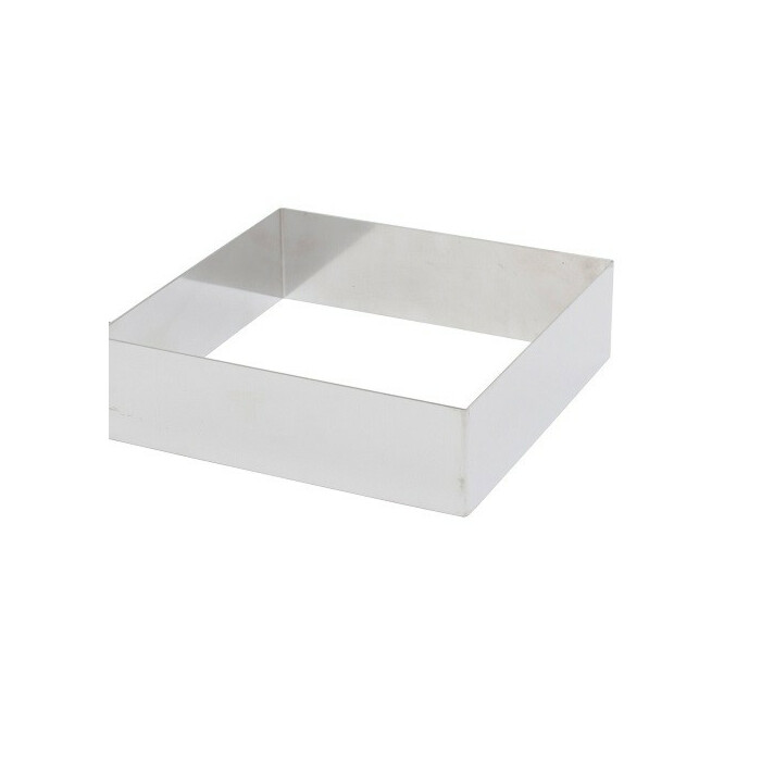Cake Ring Stainless Steel Square 14x14x5cm