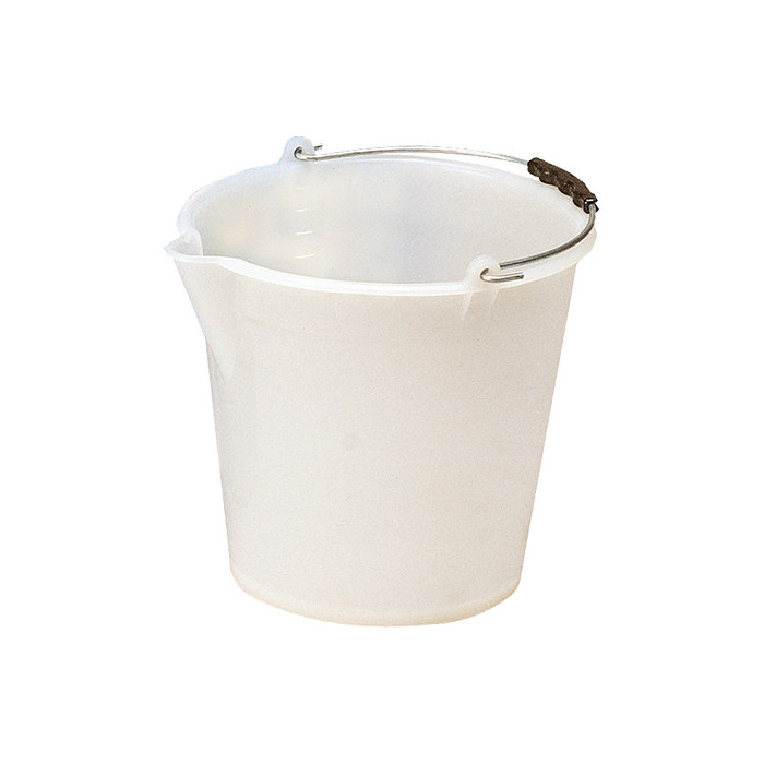 Plastic Bucket White 17 litres