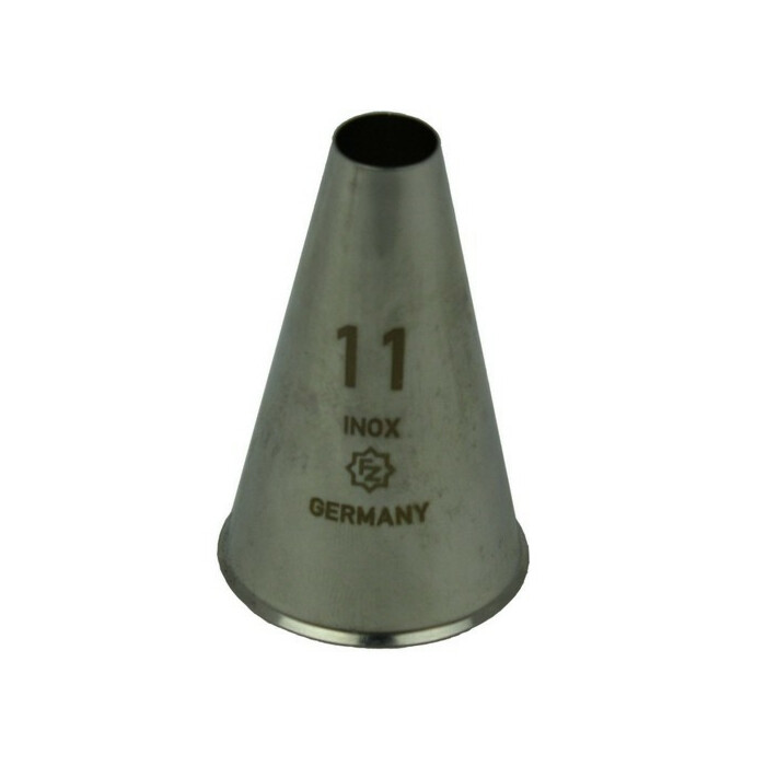 Nozzle Smooth stainless steel 11mm