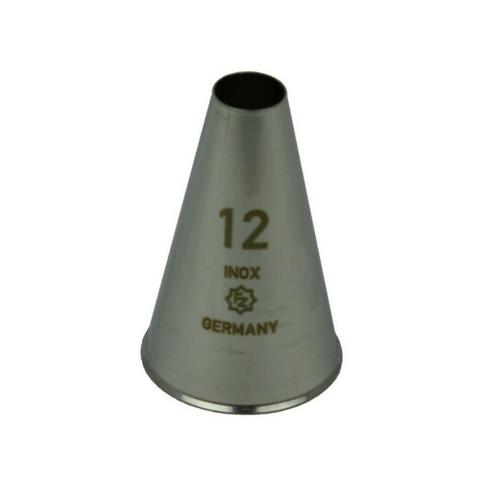 Nozzle Smooth stainless steel 12mm