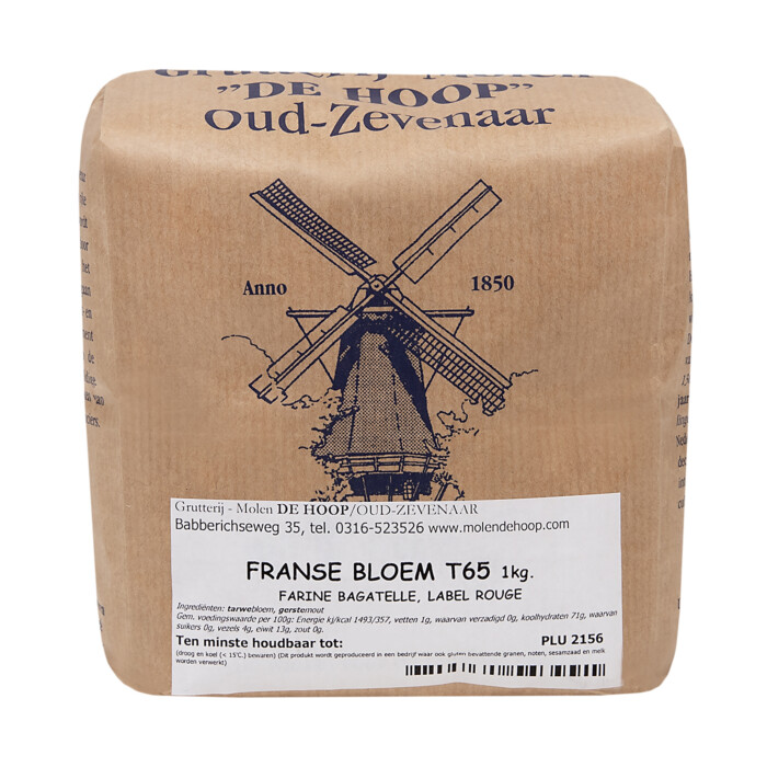 Molen de Hoop French Wheat Flour T65 1kg (Farine Bagatelle)