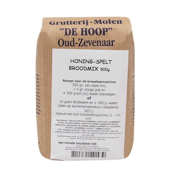 Molen de Hoop Honey Spelt Bread Mix 500gr