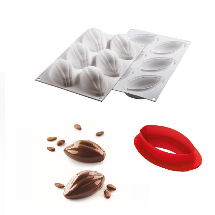 Silikomart Silicone Mould Cacao 10,2x5,7x4,2cm (6)