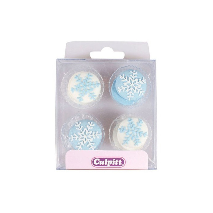 Culpitt Sugar decoration Snowflake, 12 pieces (Frozen)