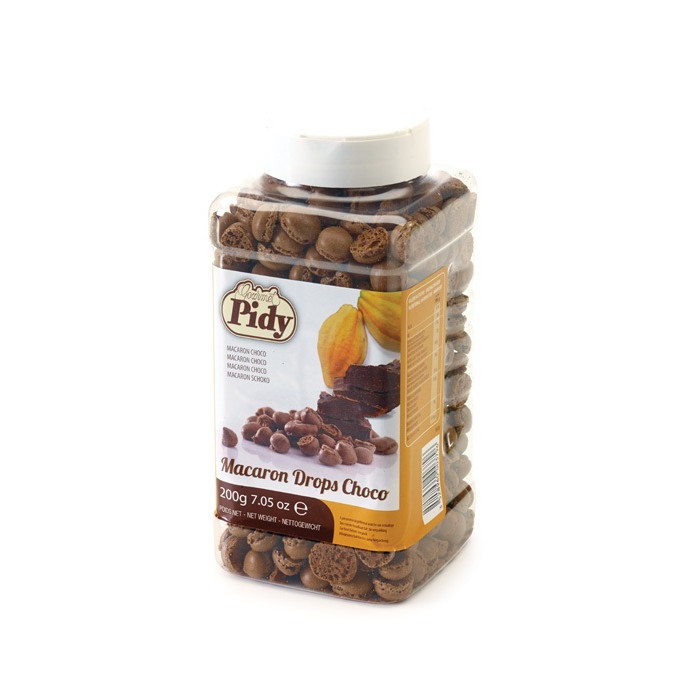 Pidy Mini Macarons Chocolate 200 grams