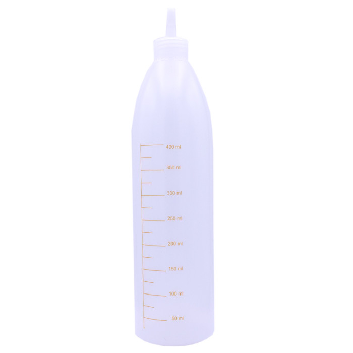 Squeeze bottle with measurement indicator 500cc.