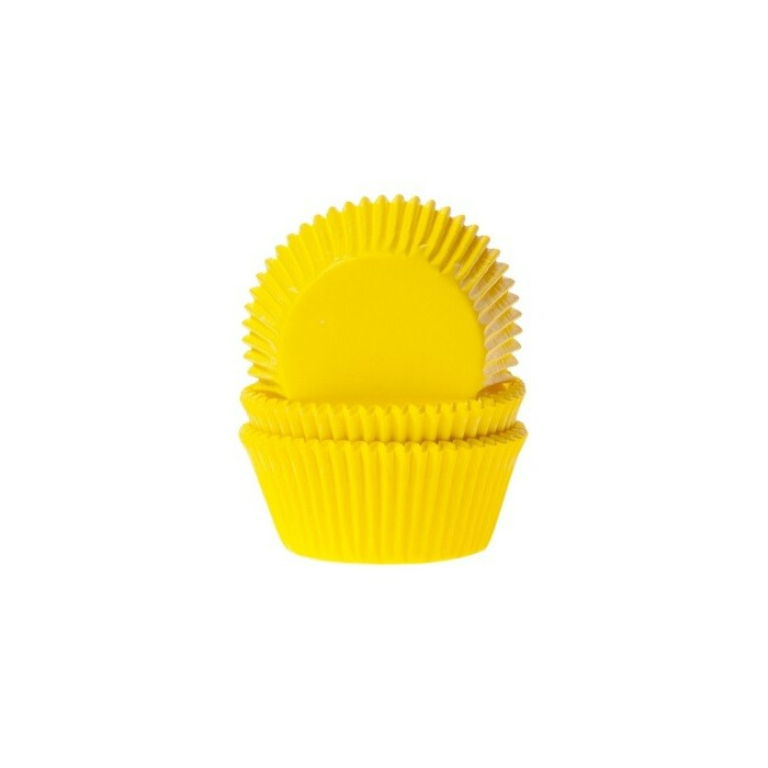 Cupcake Cups HoM Yellow 50x33mm. 500 pcs.