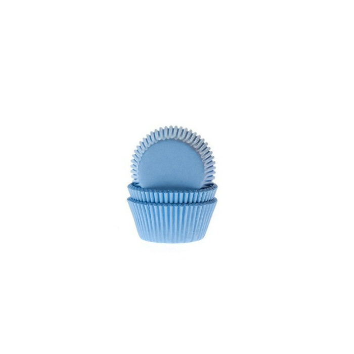 Cupcake Cups HoM MINI Light Blue 35x23mm. 60 pcs.