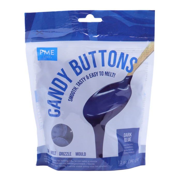PME Candy Buttons Dark Blue 340g