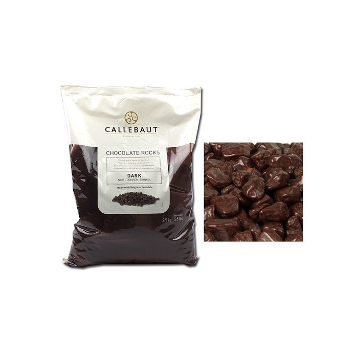 Callebaut Chocolate Mini ChocRocks Pure 2.5 kg