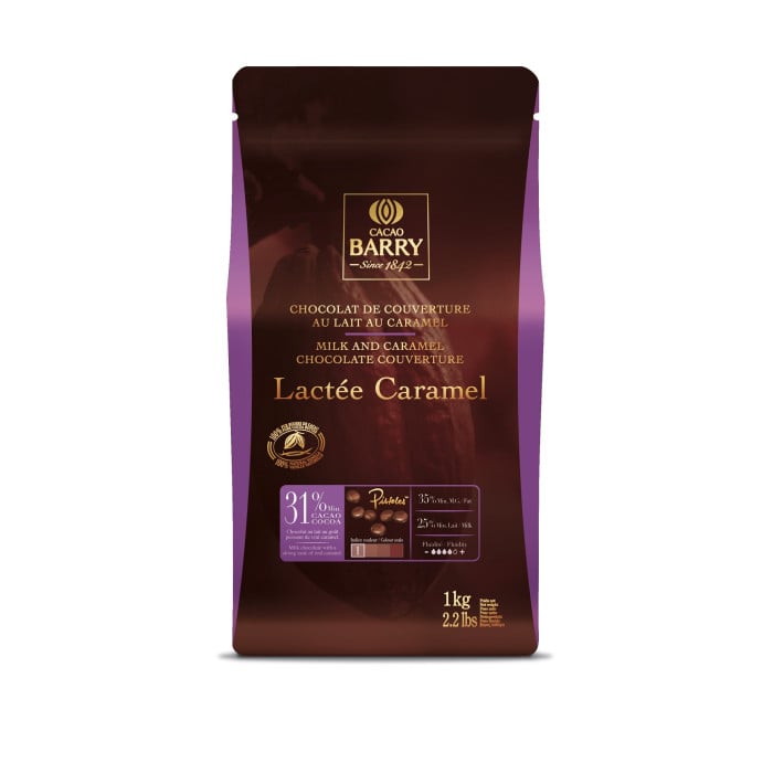 Callebaut Chocolate Callets Milk Lactée Caramel (31%) 1kg