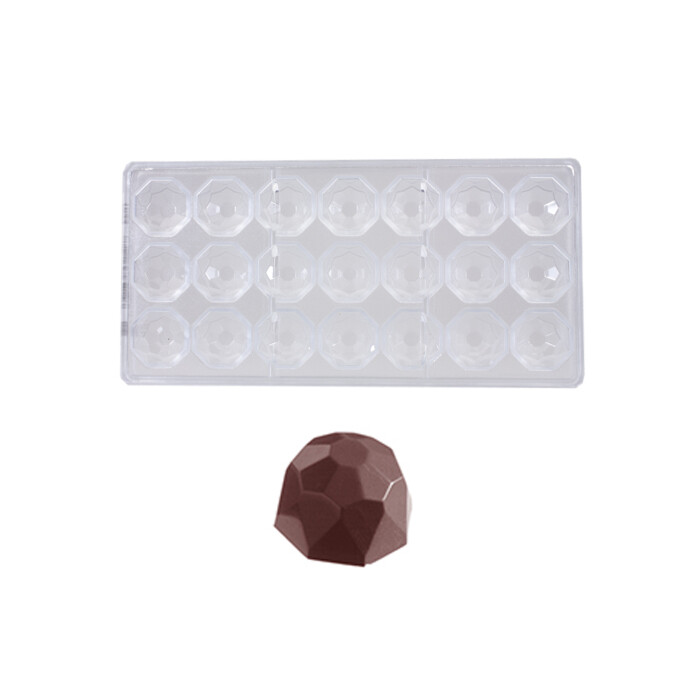Bonbon mould Chocolate World Diamond (21x) 31x31x20 mm