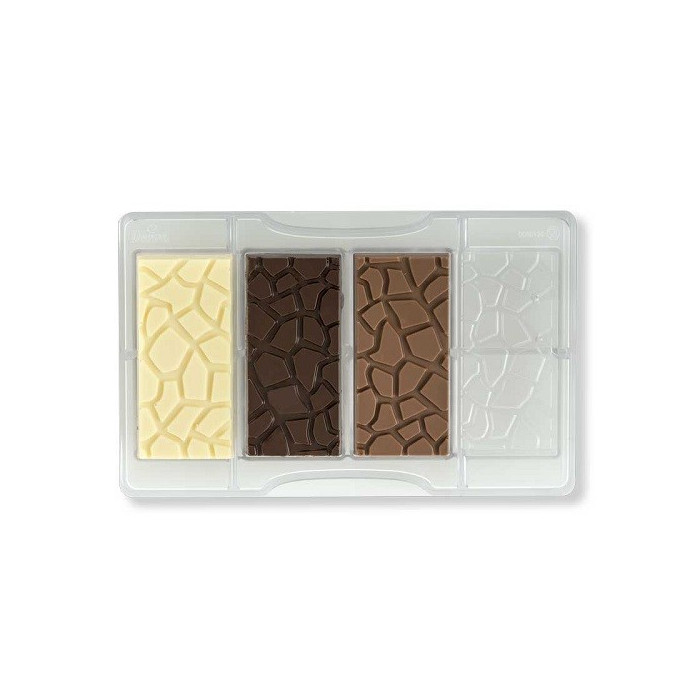 Chocolate Mould Turtle Tablet (4x) 8.5x4.2 cm