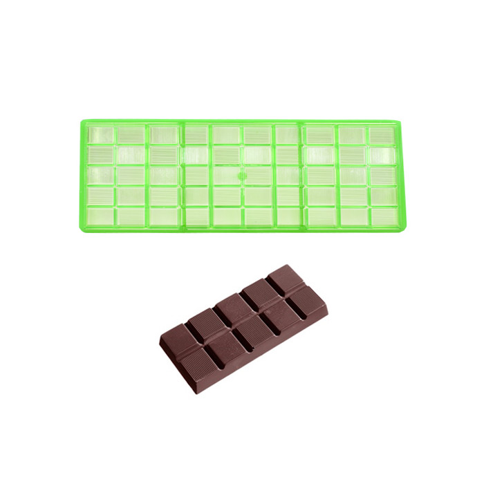 Chocolate World GL Tablet mould (5x) 117x50x7mm