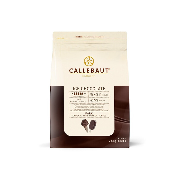 Callebaut Chocolate Ice Cream Coating Pure 2.5 kg