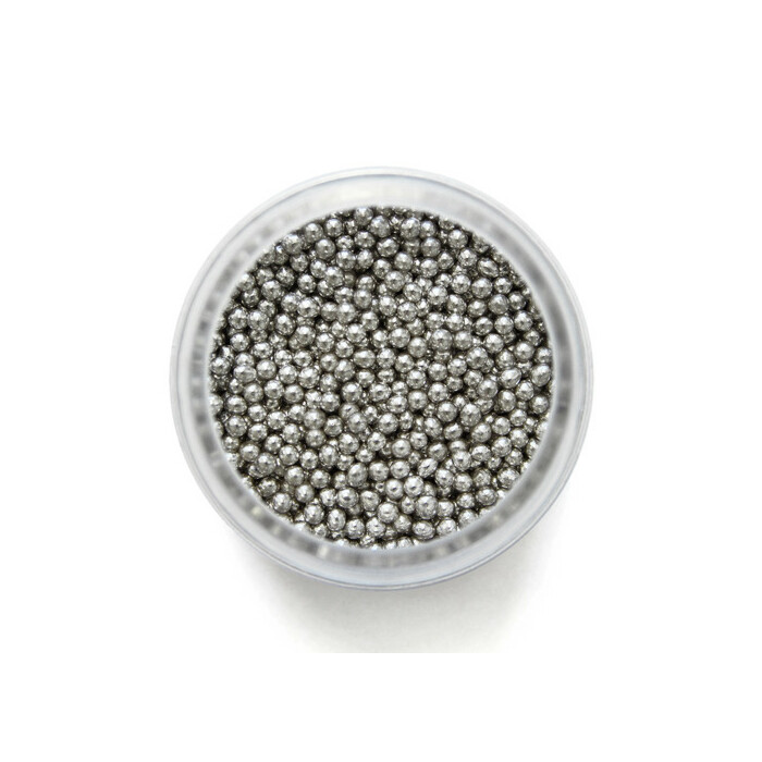 PME Sugar pearls Silver 2.3mm 25g