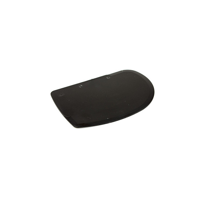 Dough Scraper Plastic Asymmetric Black 12x8.6cm