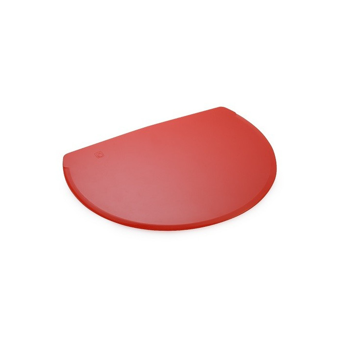 Dough Scraper Plastic Semicircular Red 19.8x14.9cm