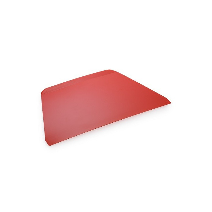 Dough Scraper Plastic Rectangle Red 21.6x12.8cm