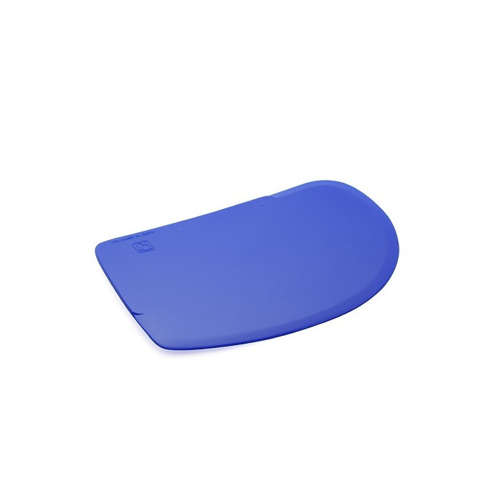 Dough Scraper Plastic Asymmetric Blue 12x8.6cm
