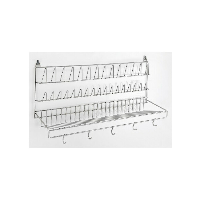 Suspension rack for nozzles stainless steel 50x28cm