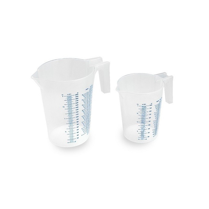 Measuring cup plastic (open handle) 3 litres