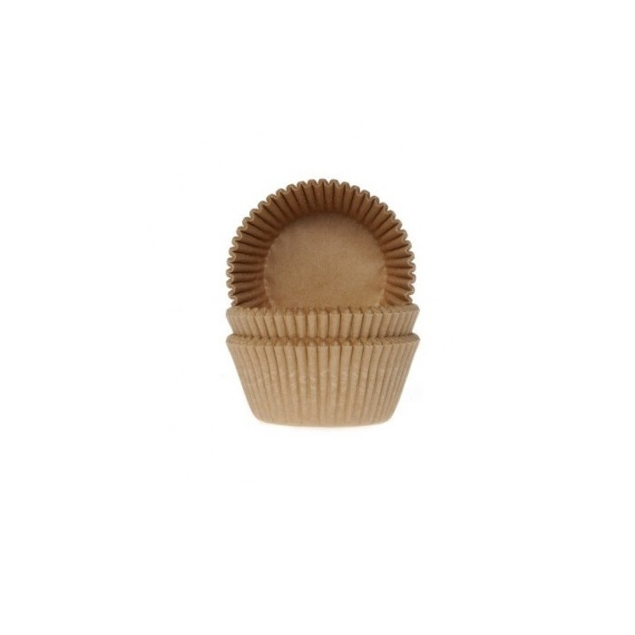 Cupcake Cups Kraft Recycled 60 pieces