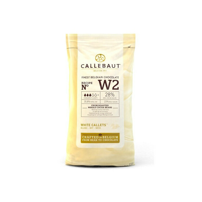 Callebaut Chocolate Callets White (W2) 10 kg