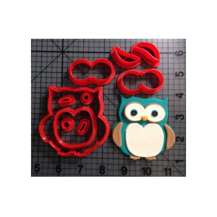 Biscuit cutter Owl Ø50mm 11 pieces