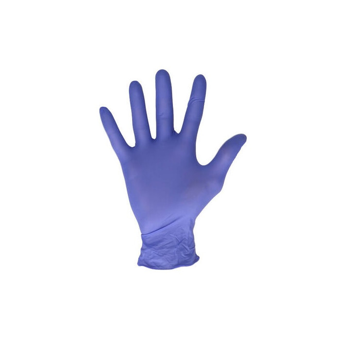 Disposable Gloves Purple Soft Nitrile 100pcs. - Size M