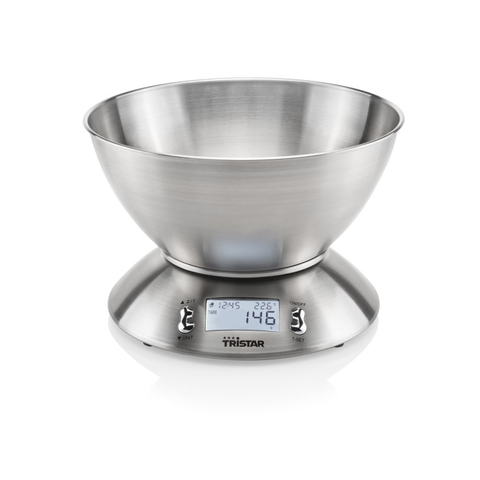 Tristar Kitchen Scales with Mixing Bowl 5kg