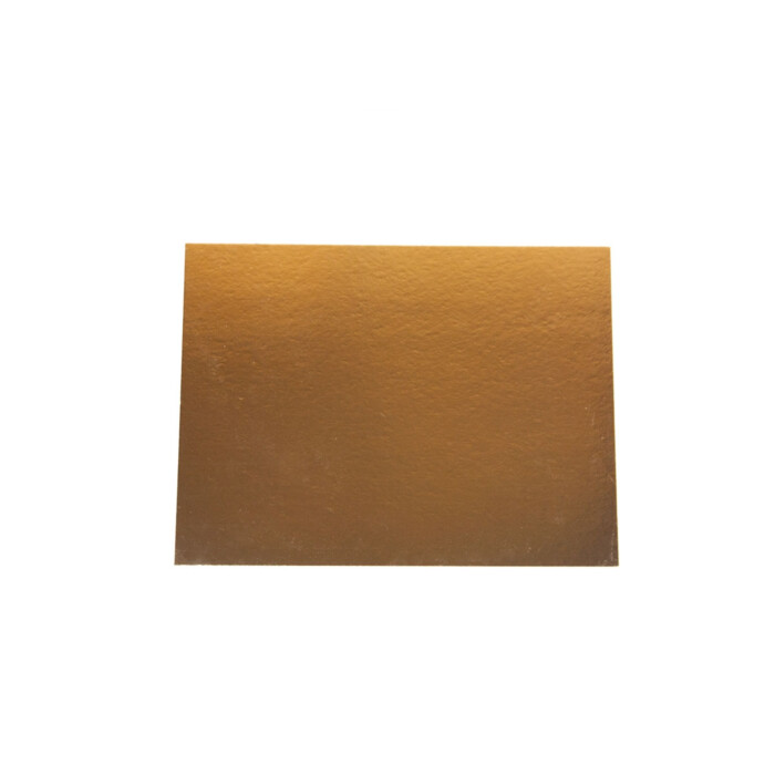 Cake Cardboard Rectangle Gold/Black 20x30cm per piece