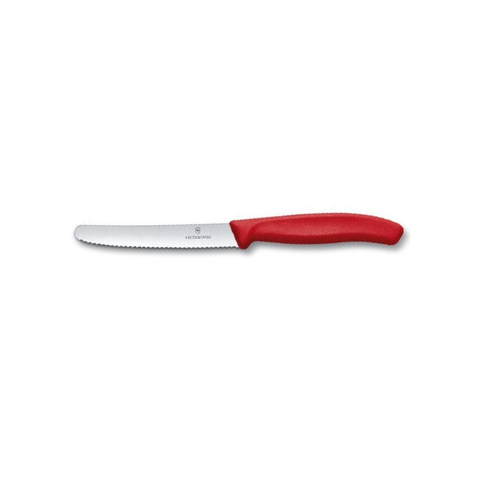 Table knife Victorinox serrated Red 10cm