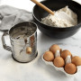 Nordic Ware Flour strainer stainless steel 750ml