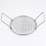 Stainless steel pull-through rack Ø20 cm. with handles