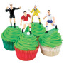 Footballers with Goals Cake set