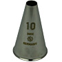 Nozzle Smooth stainless steel 10mm