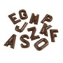 Chocolate mould Chocolate World Alphabet (A to Z) 4x3x0.6cm