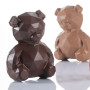 Martellato Chocolate Hollow Mold Teddy Bear 97x64x130mm